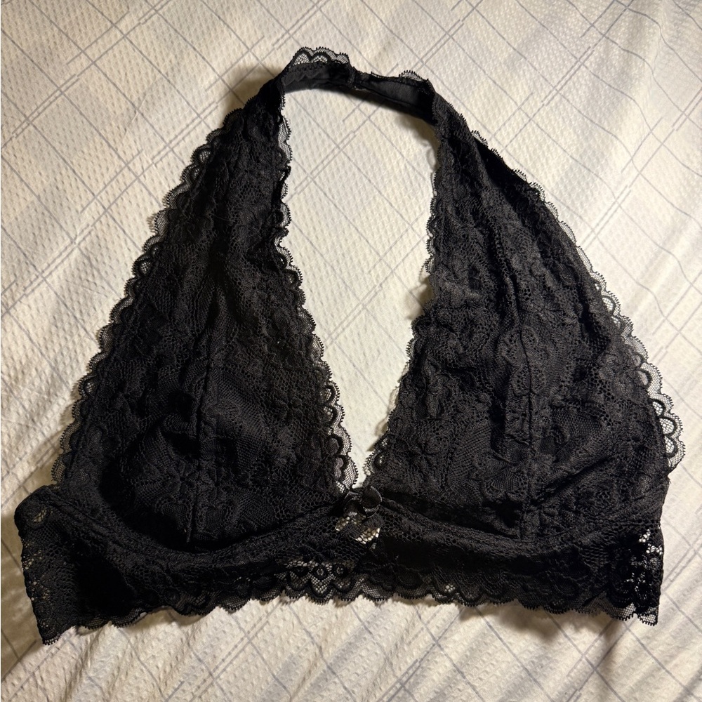 Elegant Black Lace Bralette